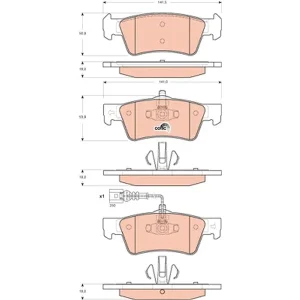TRW Brake Pads GDB1671