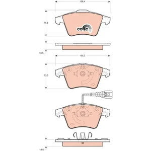 TRW Brake Pads GDB1721