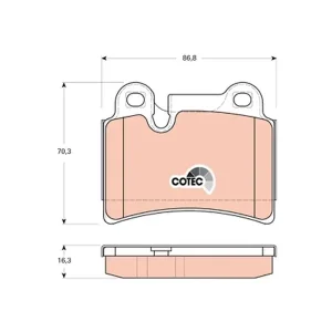 TRW Brake Pads GDB1722