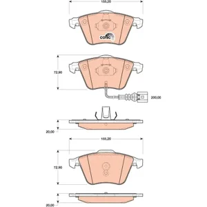 TRW Brake Pads GDB1809