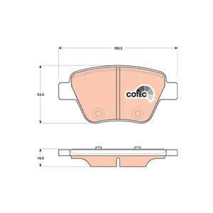 TRW Brake Pads GDB1841