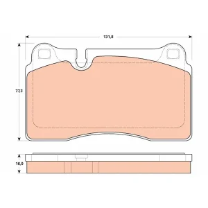 TRW Brake Pads GDB1912