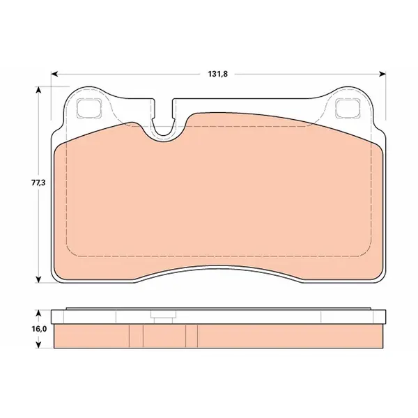 TRW Brake Pads GDB1912