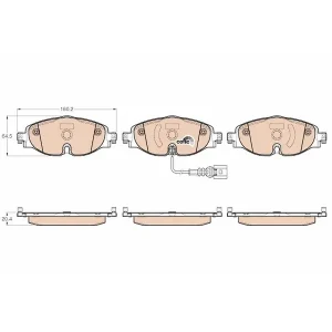 TRW Brake Pads GDB1956