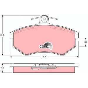 TRW Brake Pads GDB430