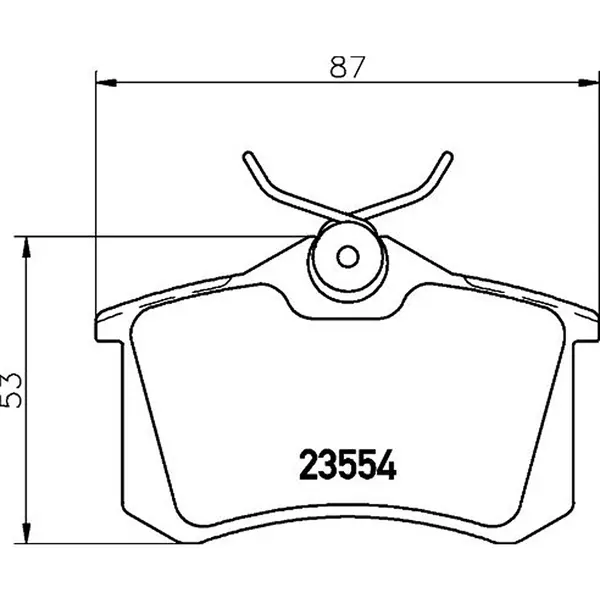 Ferodo Brake Pads Rear FDB544