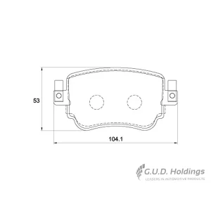 Safeline Brake Pads Rear D4137