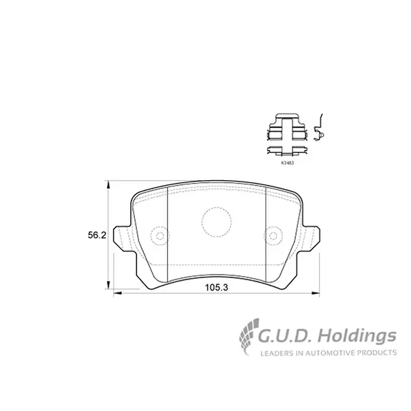 Safeline Brake Pads D3846