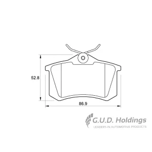 Safeline Brake Pads D3758