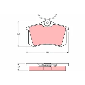 TRW Brake Pads Rear GDB1330