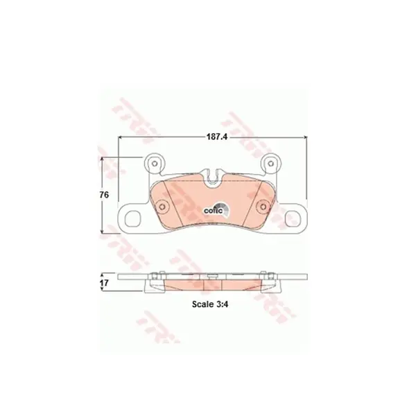 TRW Brake Pads GDB1875