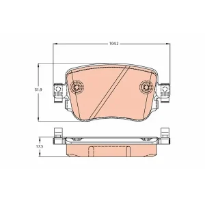 TRW Brake Pads GDB2042